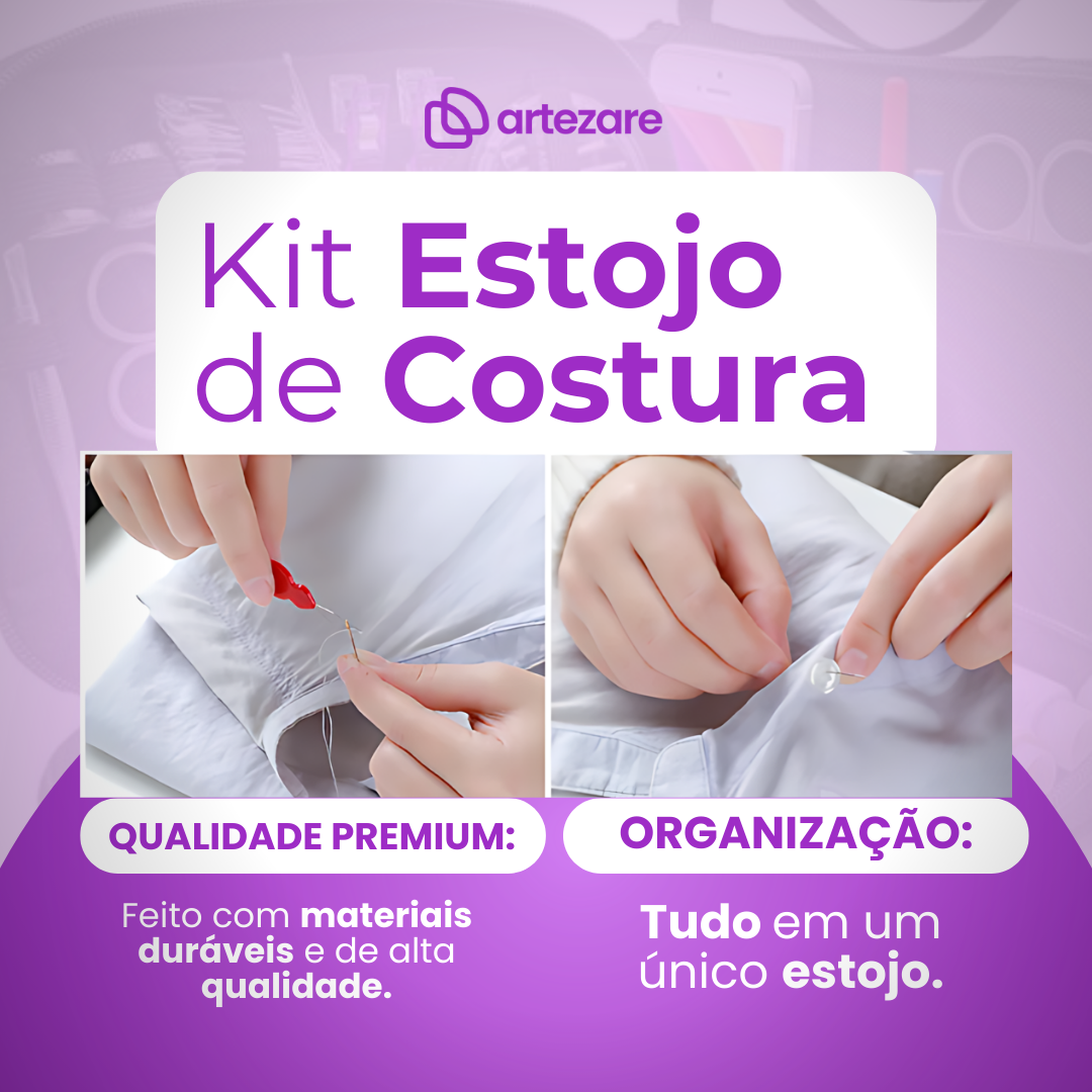 Sewing Kit Estojo de Costura Premium