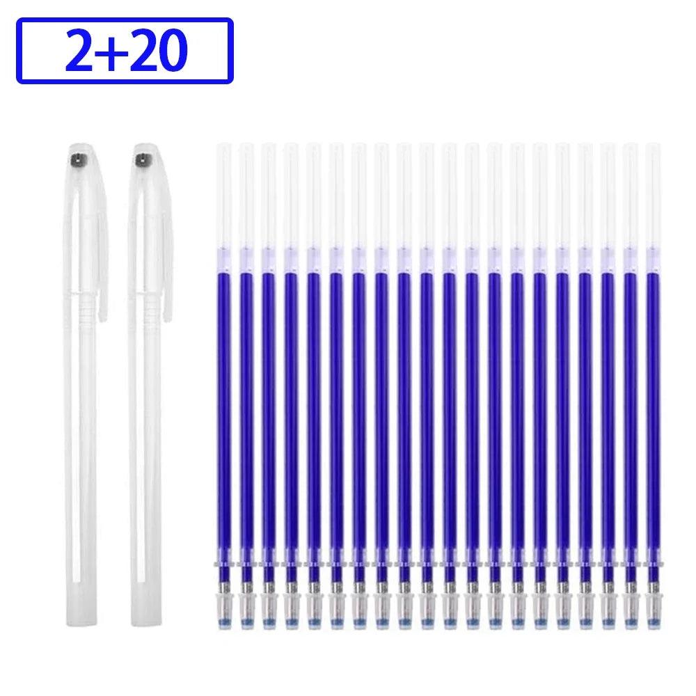 Caneta de tecido apagável de alta temperatura, canetas para tecido PU couro - Artezare
