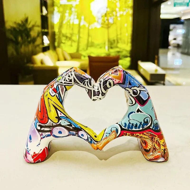 Escultura Decorativa Love Hands - Artezare